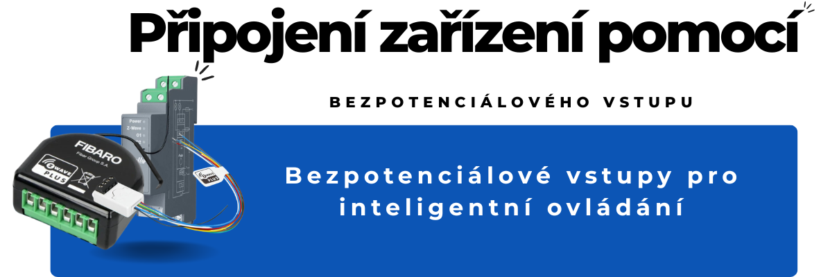 Baner - Pripojenie zariadení pomocou bezpotenciálového vstupu CZ